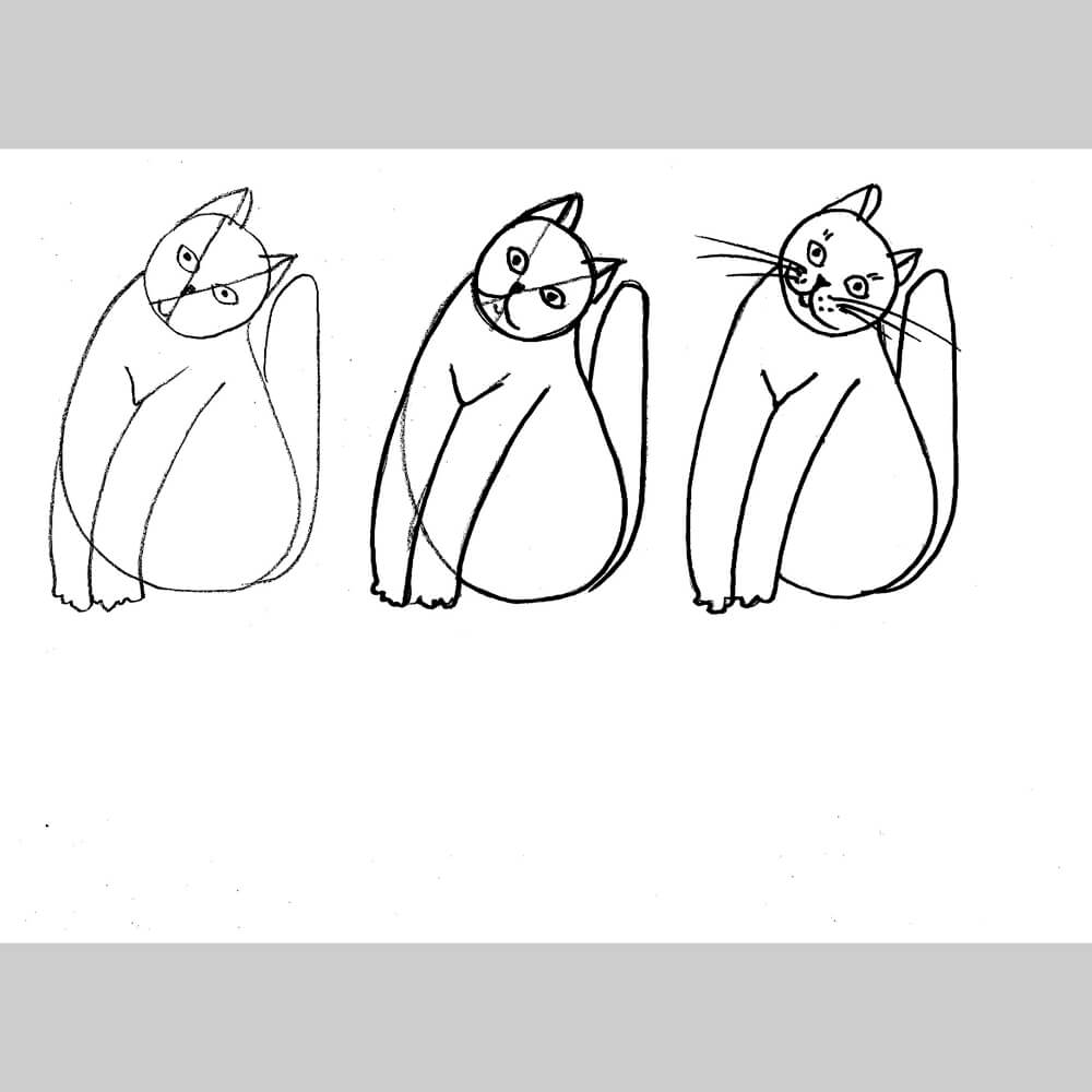  Foto zu Monatsidee September Katzenbilder - Malen mit Marlies, Fanas 